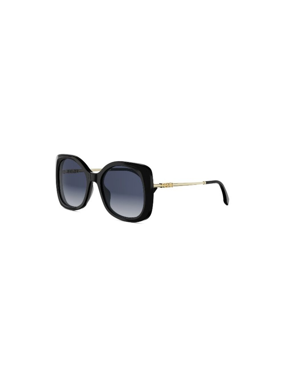 New FENDI Women's Sunglasses Acetate Frame FENDIGRAPHY FE40201I 01W 55